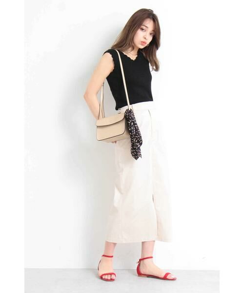 ＊＊N.Natural Beauty Basic / エヌ ナチュラルビューティーベーシック ニット・セーター | エジングノースリーブニット | 詳細8