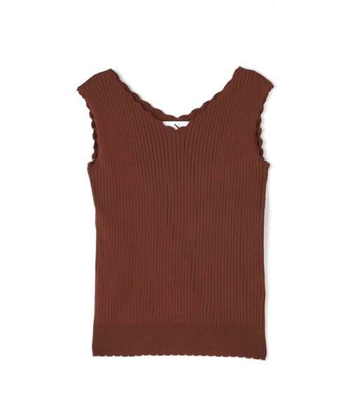 ＊＊N.Natural Beauty Basic / エヌ ナチュラルビューティーベーシック ニット・セーター | エジングノースリーブニット | 詳細11