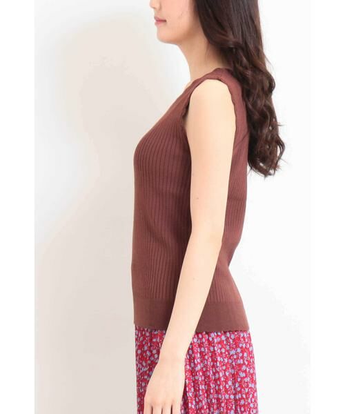 ＊＊N.Natural Beauty Basic / エヌ ナチュラルビューティーベーシック ニット・セーター | エジングノースリーブニット | 詳細16