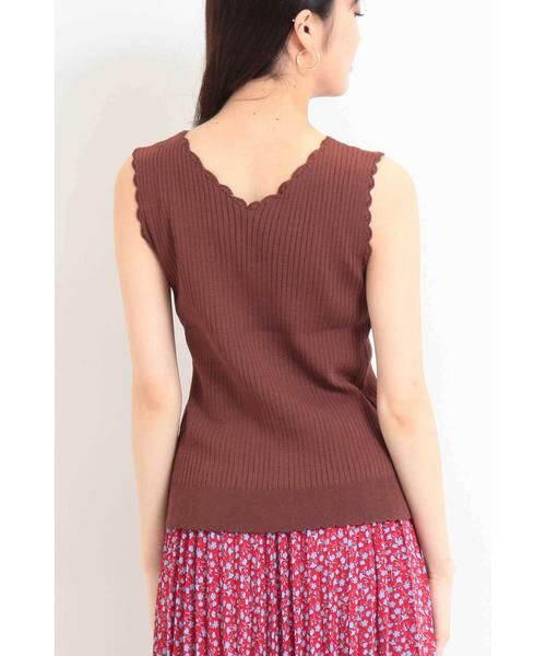 ＊＊N.Natural Beauty Basic / エヌ ナチュラルビューティーベーシック ニット・セーター | エジングノースリーブニット | 詳細17