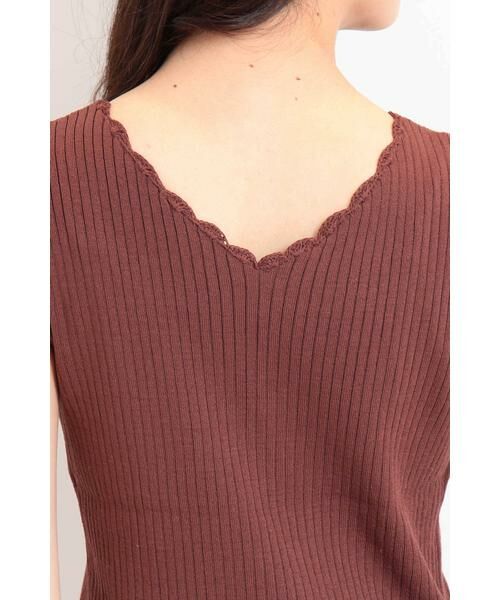 ＊＊N.Natural Beauty Basic / エヌ ナチュラルビューティーベーシック ニット・セーター | エジングノースリーブニット | 詳細19