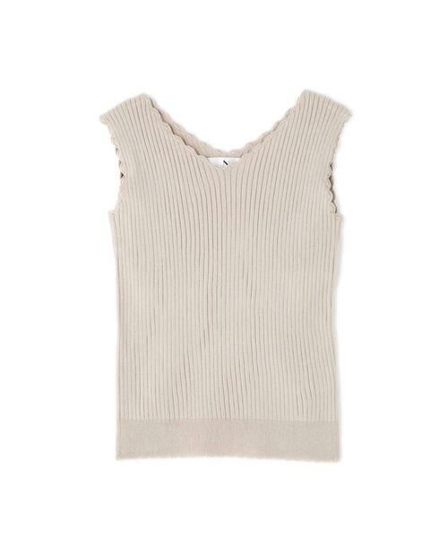 ＊＊N.Natural Beauty Basic / エヌ ナチュラルビューティーベーシック ニット・セーター | エジングノースリーブニット | 詳細20