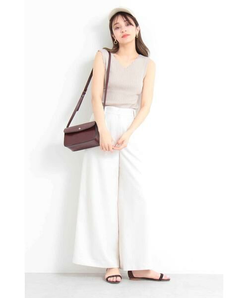 ＊＊N.Natural Beauty Basic / エヌ ナチュラルビューティーベーシック ニット・セーター | エジングノースリーブニット | 詳細22