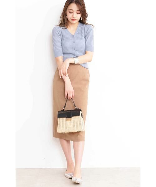 ＊＊N.Natural Beauty Basic / エヌ ナチュラルビューティーベーシック カーディガン・ボレロ | ドライタッチVネックリブニットカーディガン | 詳細2