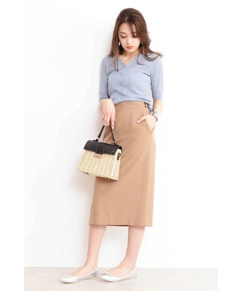 ＊＊N.Natural Beauty Basic / エヌ ナチュラルビューティーベーシック カーディガン・ボレロ | ドライタッチVネックリブニットカーディガン | 詳細3