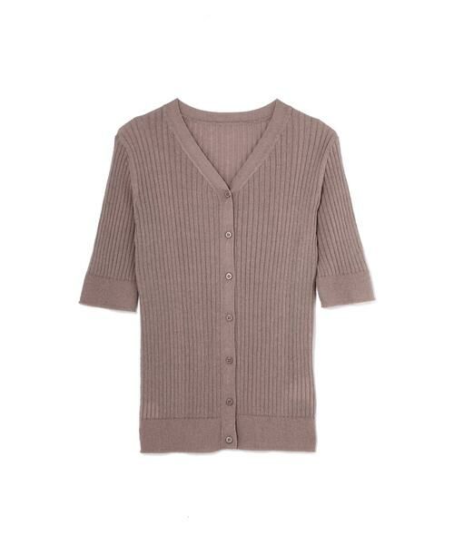 ＊＊N.Natural Beauty Basic / エヌ ナチュラルビューティーベーシック カーディガン・ボレロ | ドライタッチVネックリブニットカーディガン | 詳細16