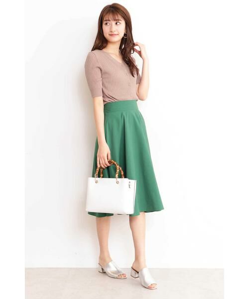 ＊＊N.Natural Beauty Basic / エヌ ナチュラルビューティーベーシック カーディガン・ボレロ | ドライタッチVネックリブニットカーディガン | 詳細17