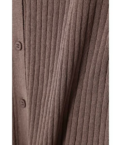 ＊＊N.Natural Beauty Basic / エヌ ナチュラルビューティーベーシック カーディガン・ボレロ | ドライタッチVネックリブニットカーディガン | 詳細20