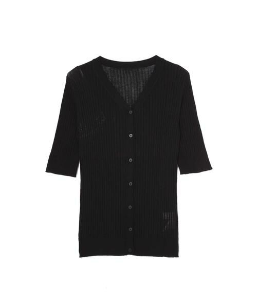 ＊＊N.Natural Beauty Basic / エヌ ナチュラルビューティーベーシック カーディガン・ボレロ | ドライタッチVネックリブニットカーディガン | 詳細21