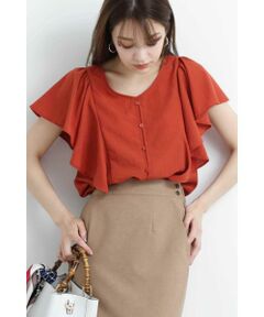 ドライスパンローンブラウス