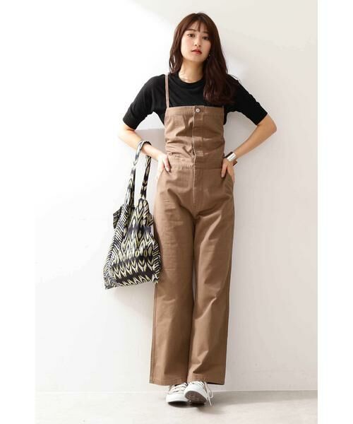 ＊＊N.Natural Beauty Basic / エヌ ナチュラルビューティーベーシック ワンピース | バックレースアップサロペット | 詳細14