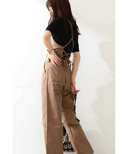 ＊＊N.Natural Beauty Basic / エヌ ナチュラルビューティーベーシック ワンピース | バックレースアップサロペット | 詳細16