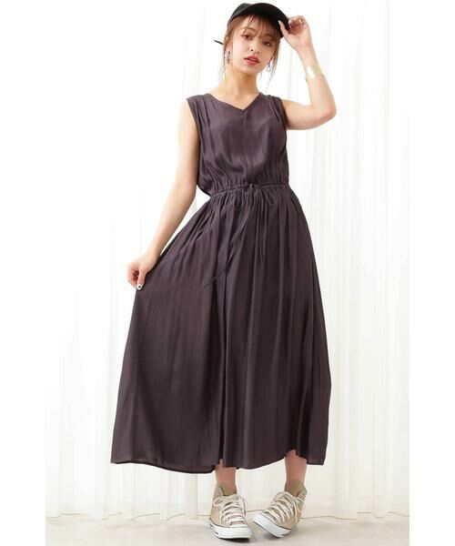 ＊＊N.Natural Beauty Basic / エヌ ナチュラルビューティーベーシック ワンピース | ドレープデシンワンピース | 詳細14