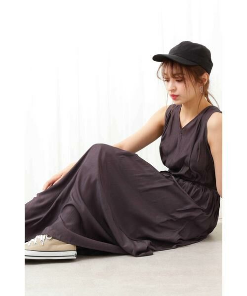 ＊＊N.Natural Beauty Basic / エヌ ナチュラルビューティーベーシック ワンピース | ドレープデシンワンピース | 詳細16