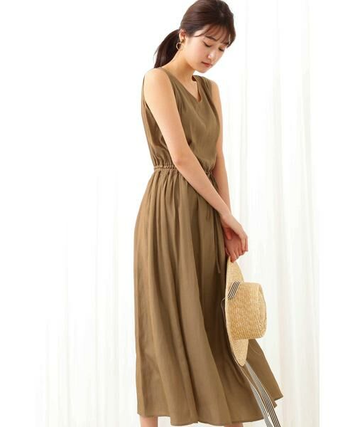＊＊N.Natural Beauty Basic / エヌ ナチュラルビューティーベーシック ワンピース | ドレープデシンワンピース | 詳細21