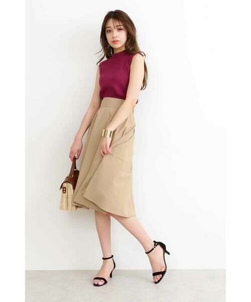 ＊＊N.Natural Beauty Basic / エヌ ナチュラルビューティーベーシック カットソー | ワイドリブノースリーブカットソー | 詳細2