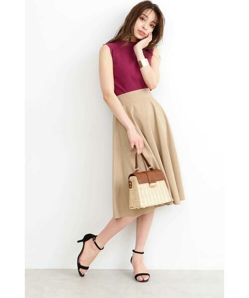 ＊＊N.Natural Beauty Basic / エヌ ナチュラルビューティーベーシック カットソー | ワイドリブノースリーブカットソー | 詳細4