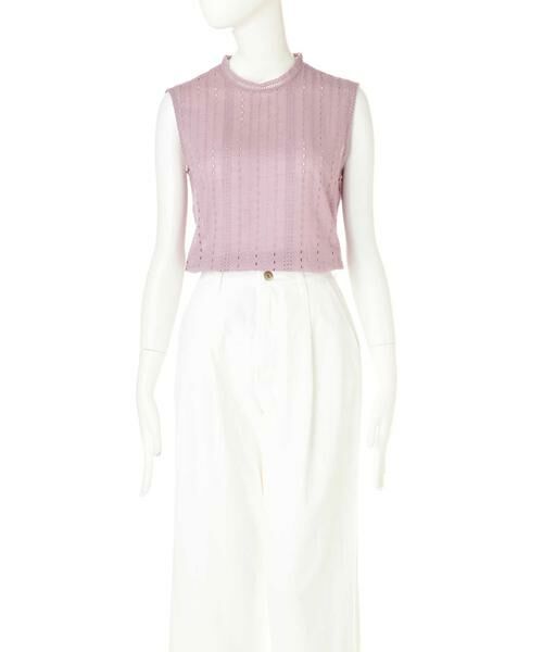 ＊＊N.Natural Beauty Basic / エヌ ナチュラルビューティーベーシック シャツ・ブラウス | コットンレースノースリーブブラウス | 詳細4