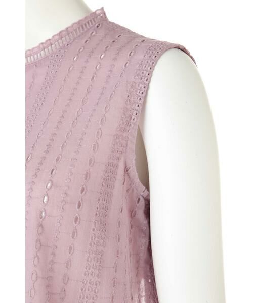 ＊＊N.Natural Beauty Basic / エヌ ナチュラルビューティーベーシック シャツ・ブラウス | コットンレースノースリーブブラウス | 詳細8