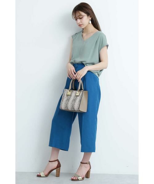 ＊＊N.Natural Beauty Basic / エヌ ナチュラルビューティーベーシック シャツ・ブラウス | タックドレープノースリーブブラウス | 詳細2