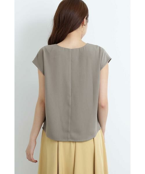 ＊＊N.Natural Beauty Basic / エヌ ナチュラルビューティーベーシック シャツ・ブラウス | タックドレープノースリーブブラウス | 詳細11