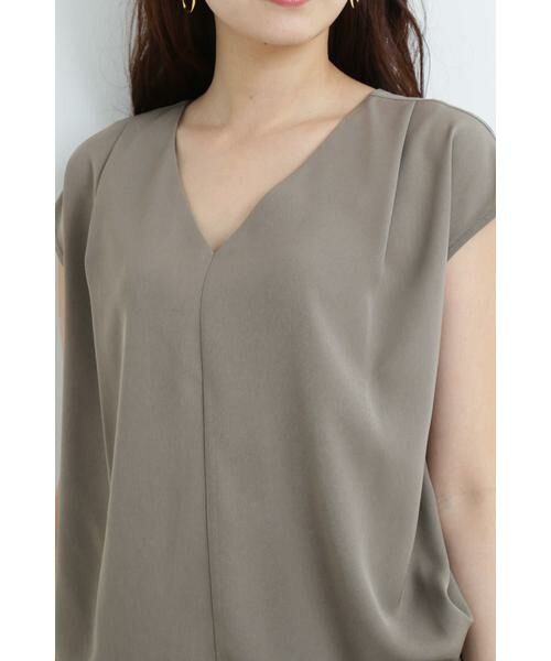 ＊＊N.Natural Beauty Basic / エヌ ナチュラルビューティーベーシック シャツ・ブラウス | タックドレープノースリーブブラウス | 詳細12