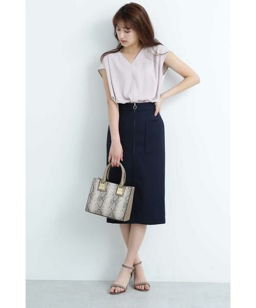 ＊＊N.Natural Beauty Basic / エヌ ナチュラルビューティーベーシック シャツ・ブラウス | タックドレープノースリーブブラウス | 詳細18