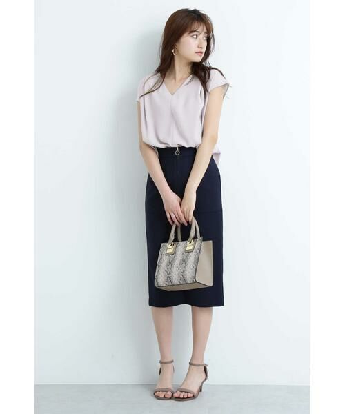 ＊＊N.Natural Beauty Basic / エヌ ナチュラルビューティーベーシック シャツ・ブラウス | タックドレープノースリーブブラウス | 詳細19