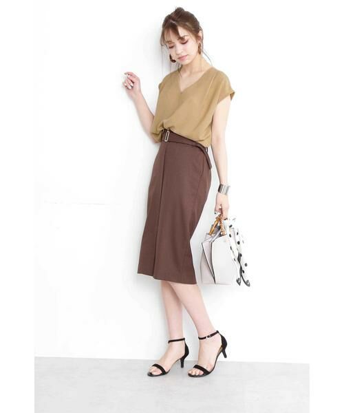 ＊＊N.Natural Beauty Basic / エヌ ナチュラルビューティーベーシック シャツ・ブラウス | タックドレープノースリーブブラウス | 詳細22