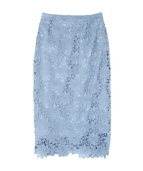 ＊＊N.Natural Beauty Basic / エヌ ナチュラルビューティーベーシック スカート | ケミカルレースタイトスカート | 詳細1