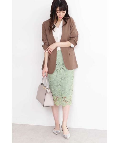 ＊＊N.Natural Beauty Basic / エヌ ナチュラルビューティーベーシック スカート | ケミカルレースタイトスカート | 詳細12