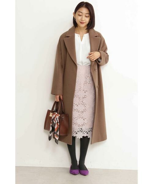 ＊＊N.Natural Beauty Basic / エヌ ナチュラルビューティーベーシック スカート | ケミカルレースタイトスカート | 詳細20