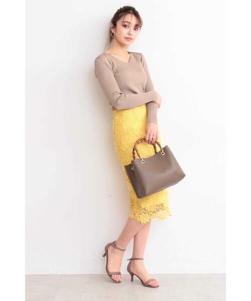 ＊＊N.Natural Beauty Basic / エヌ ナチュラルビューティーベーシック スカート | ケミカルレースタイトスカート | 詳細26