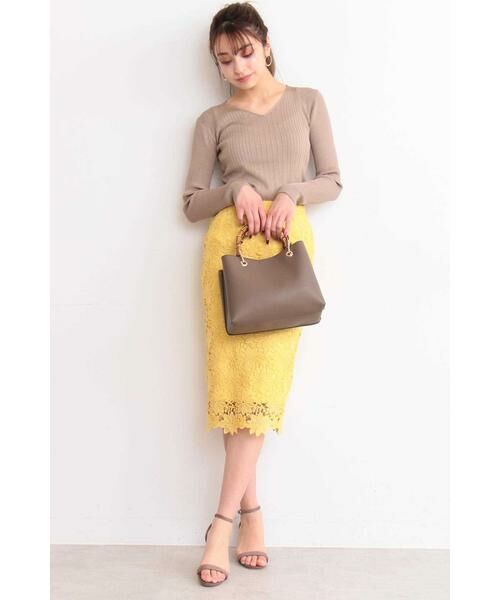 ＊＊N.Natural Beauty Basic / エヌ ナチュラルビューティーベーシック スカート | ケミカルレースタイトスカート | 詳細27