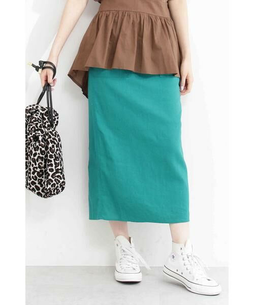 セール 麻タイトマキシスカート スカート N Natural Beauty Basic エヌ ナチュラルビューティーベーシック ファッション通販 タカシマヤファッションスクエア