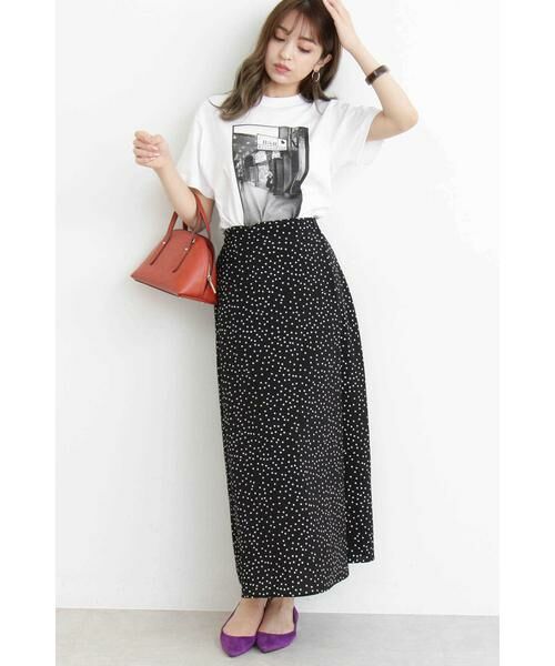 ＊＊N.Natural Beauty Basic / エヌ ナチュラルビューティーベーシック スカート | カシュクールタイトマキシスカート | 詳細14