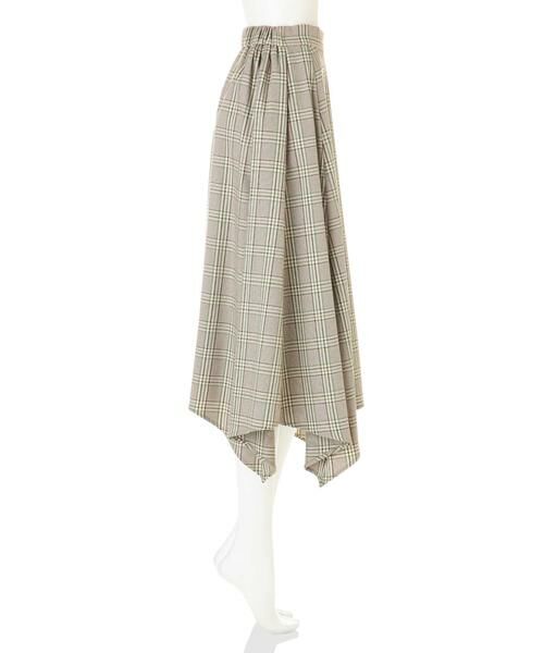 ＊＊N.Natural Beauty Basic / エヌ ナチュラルビューティーベーシック スカート | イレヘムチェックスカート | 詳細6