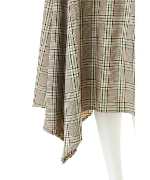 ＊＊N.Natural Beauty Basic / エヌ ナチュラルビューティーベーシック スカート | イレヘムチェックスカート | 詳細9