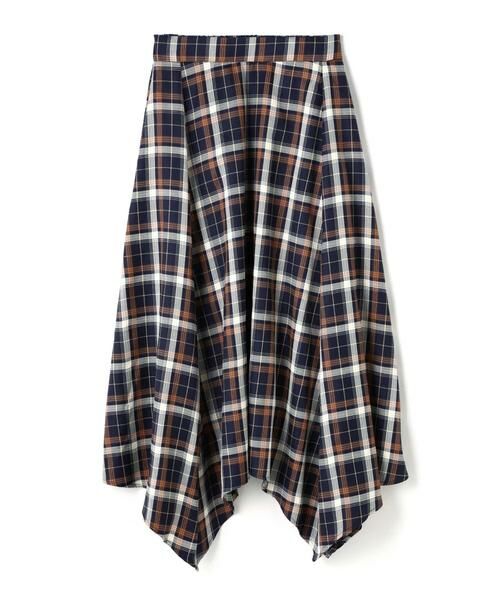＊＊N.Natural Beauty Basic / エヌ ナチュラルビューティーベーシック スカート | イレヘムチェックスカート | 詳細13