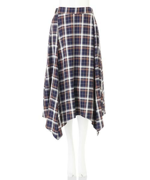 ＊＊N.Natural Beauty Basic / エヌ ナチュラルビューティーベーシック スカート | イレヘムチェックスカート | 詳細16