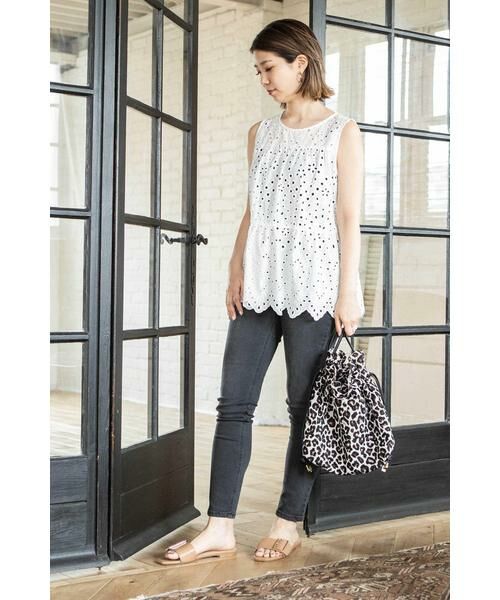 ＊＊N.Natural Beauty Basic / エヌ ナチュラルビューティーベーシック シャツ・ブラウス | コットンレースティアードブラウス | 詳細6