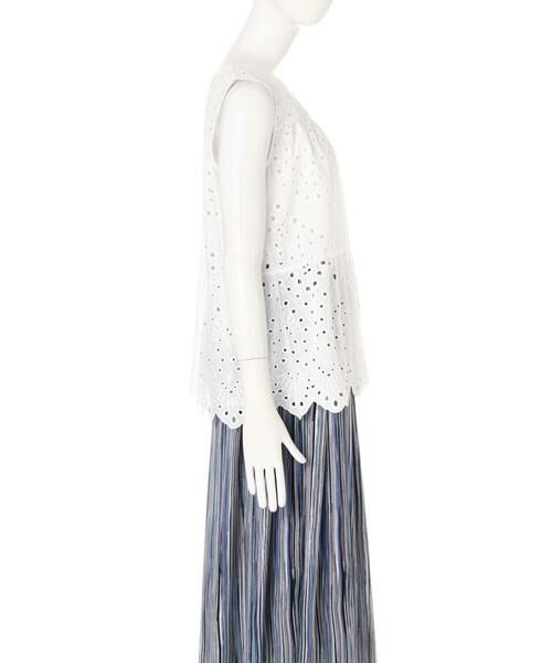 ＊＊N.Natural Beauty Basic / エヌ ナチュラルビューティーベーシック シャツ・ブラウス | コットンレースティアードブラウス | 詳細8