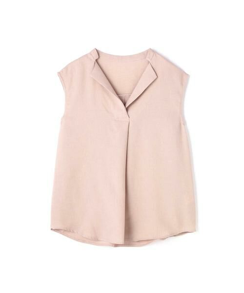 ＊＊N.Natural Beauty Basic / エヌ ナチュラルビューティーベーシック シャツ・ブラウス | ガルーダツイルシャツ オープンカラー（ピンク）