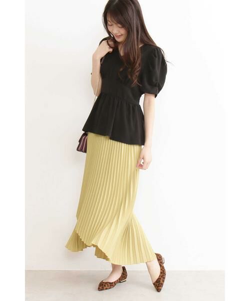 ＊＊N.Natural Beauty Basic / エヌ ナチュラルビューティーベーシック スカート | イレギュラーヘムプリーツスカート | 詳細5