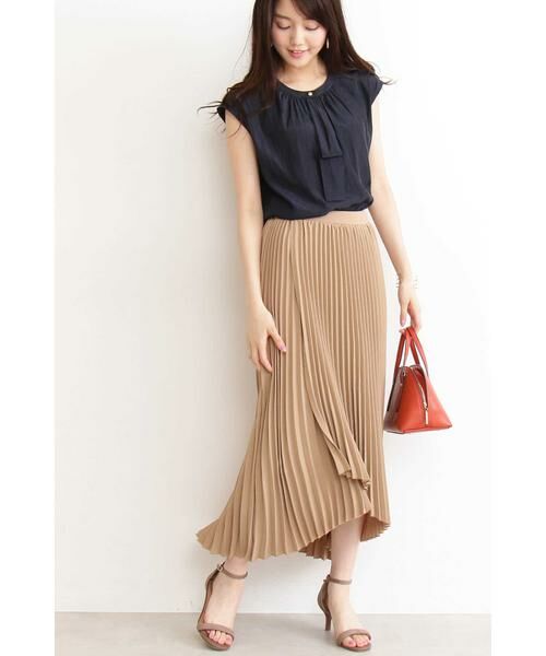 ＊＊N.Natural Beauty Basic / エヌ ナチュラルビューティーベーシック スカート | イレギュラーヘムプリーツスカート | 詳細15