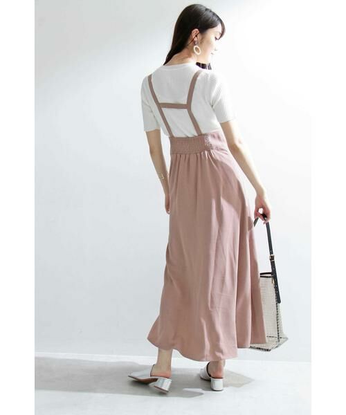 ＊＊N.Natural Beauty Basic / エヌ ナチュラルビューティーベーシック スカート | サスペンダー付フレアマキシスカート | 詳細9