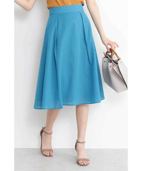 ＊＊N.Natural Beauty Basic / エヌ ナチュラルビューティーベーシック スカート | タックフレアスカート | 詳細4