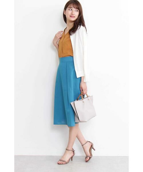 ＊＊N.Natural Beauty Basic / エヌ ナチュラルビューティーベーシック スカート | タックフレアスカート | 詳細6