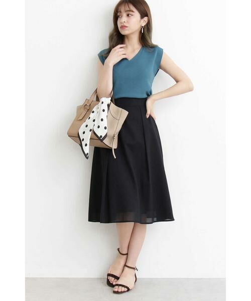 ＊＊N.Natural Beauty Basic / エヌ ナチュラルビューティーベーシック スカート | タックフレアスカート | 詳細16