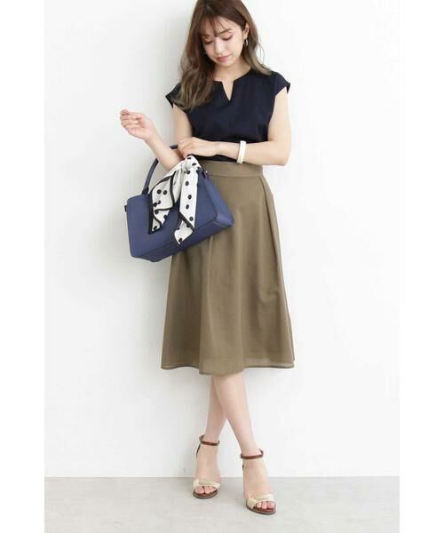 ＊＊N.Natural Beauty Basic / エヌ ナチュラルビューティーベーシック スカート | タックフレアスカート | 詳細21